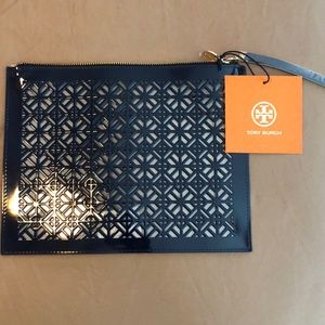 Patterned Tory Burch Clutch